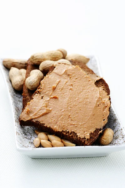 Peanut butter sandwich — Stock Photo, Image