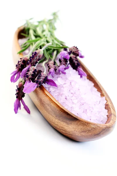 라벤더 목욕 소금 — 스톡 사진