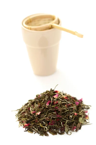 Biała herbata — Zdjęcie stockowe