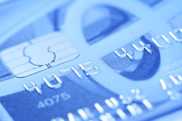 stock image close-ups of credit card - financial