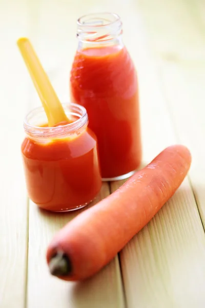 Baby food - carrot — Stock Photo, Image
