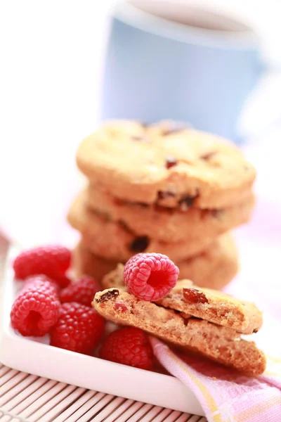 Raspberry cookies — Stockfoto