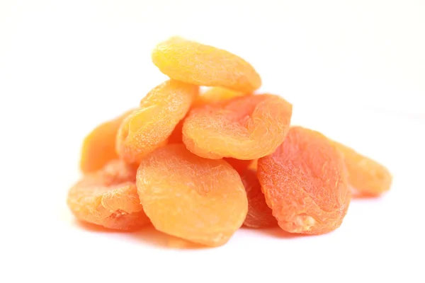 Högen Torkade Aprikoser Vit Frukter — Stockfoto