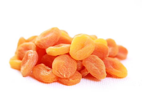Högen Torkade Aprikoser Vit Frukter — Stockfoto