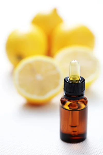 stock image Lemon essential oil