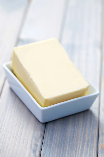 Zbliżeń Świeżego Masła Żywność Napoje — Zdjęcie stockowe