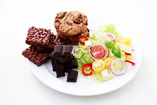 Diet or not — Stock Photo, Image