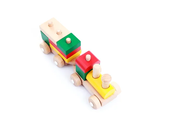 Comboio de madeira — Fotografia de Stock