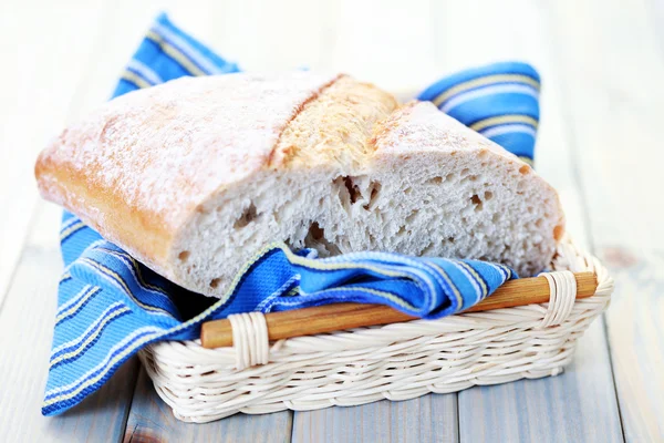Хліб Кошику Їжа Напої — стокове фото