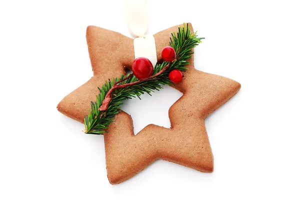 Gingerbread yıldız — Stok fotoğraf