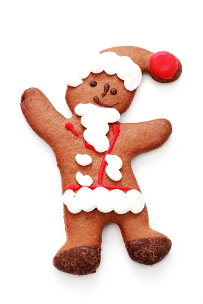 Beyaz Arka Planda Tatlı Gıda Gingerbread — Stok fotoğraf