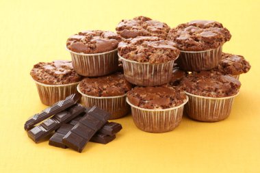Chocolate muffins clipart
