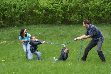 Tug-of-war clipart