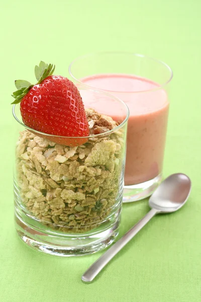 Healthy breakfast - musli — Stock Photo, Image