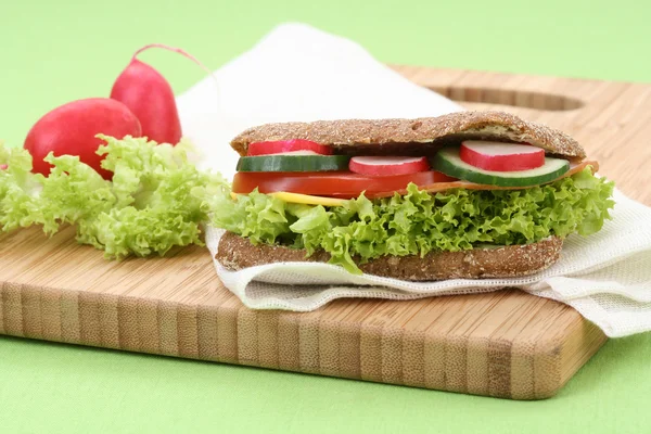 Läcker smörgås — Stockfoto