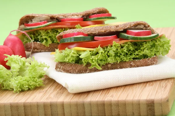 Deliciosos sándwiches — Foto de Stock