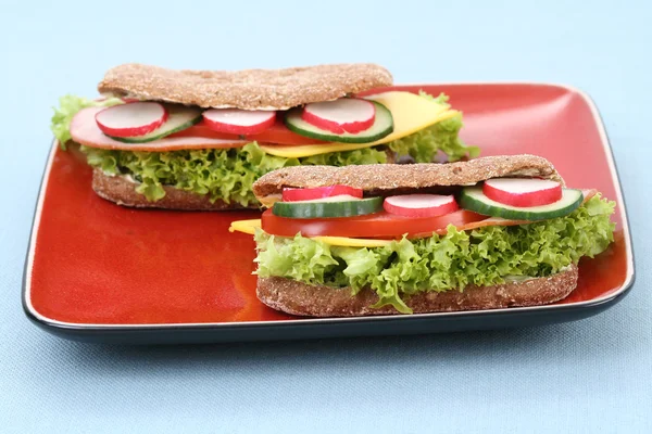 Leckere Sandwiches — Stockfoto