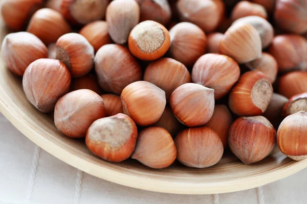 Bowl Full Hazelnuts Food Drink — Stock Photo, Image
