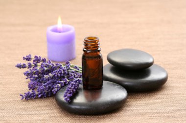 Lavender aromatherapy clipart