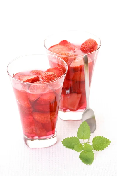 Fruity jelly - dessert — Stock Photo, Image