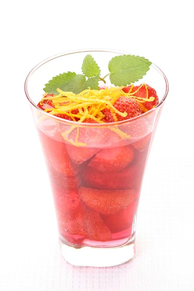 Fruity jelly - dessert — Stock Photo, Image