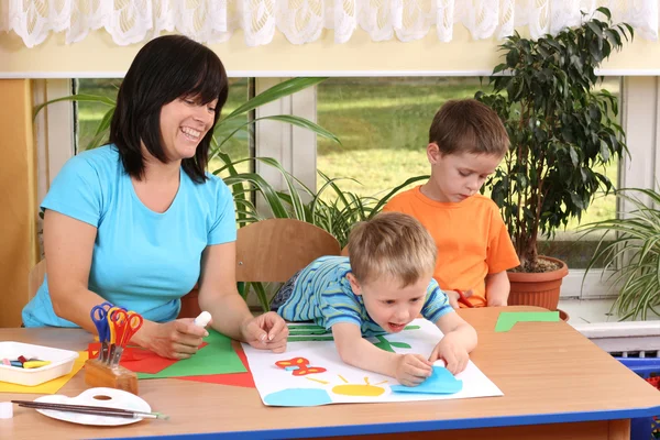Preschoolers and manual skills — Stock Photo, Image