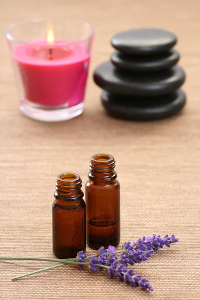 Aromaterapia com lavanda — Fotografia de Stock