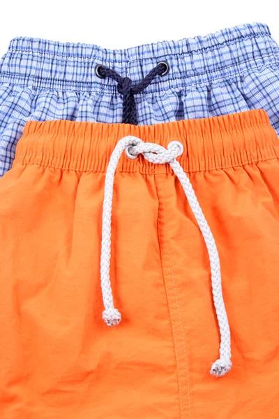Blå Och Orange Bad Shorts Kläder — Stockfoto