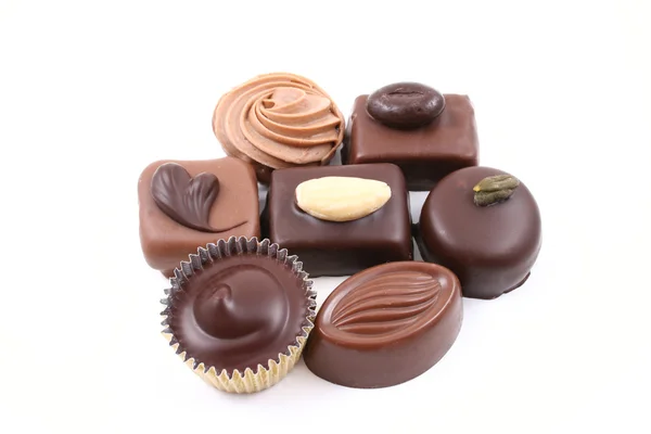Mieszane czekolady — Zdjęcie stockowe