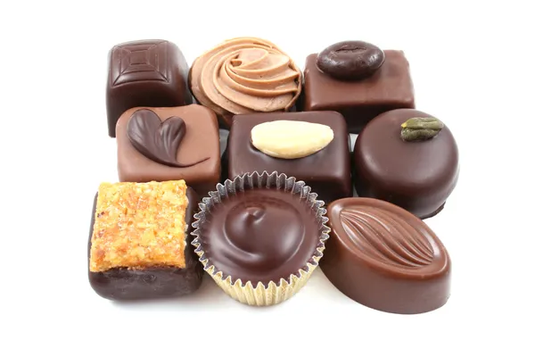 Vegyes csokoládék — Stock Fotó