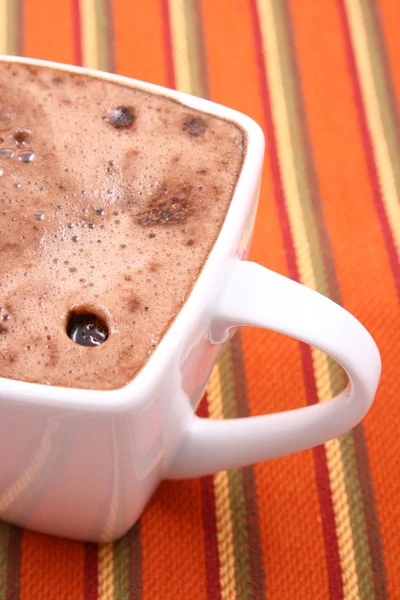 Tasse Heiße Schokolade Nahaufnahmen — Stockfoto