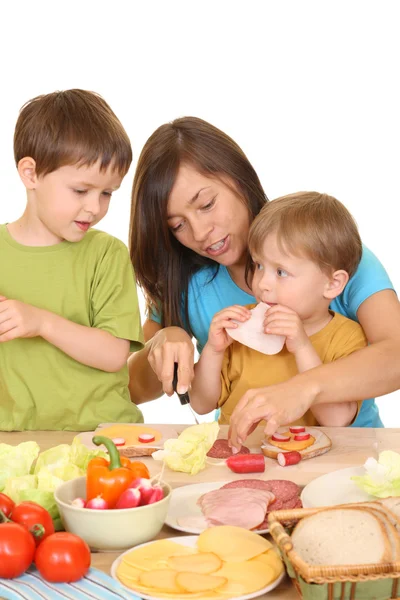 Preparación del desayuno — Foto de Stock