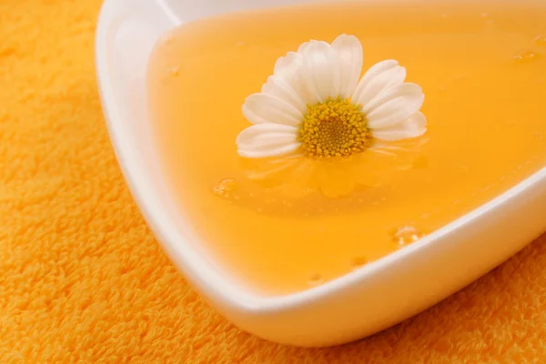 Close Ups Camomile Shower Gel Beauty Treatment — Stock Photo, Image