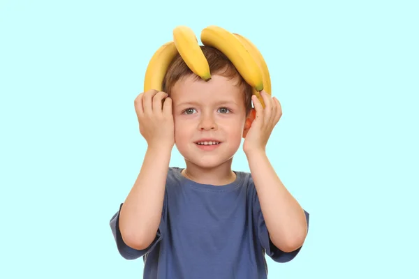 Banaan kid — Stockfoto