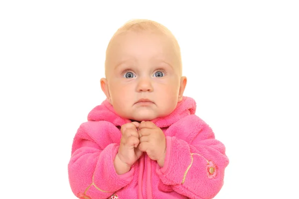 Pembe bebek kız — Stok fotoğraf
