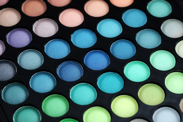 Professional Multicolour Eyeshadows Palette Beauty Treatment — Stock Photo, Image