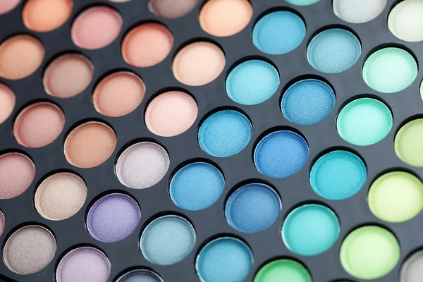 Profesionální Vícebarevného Eyeshadows Paleta Kosmetika — Stock fotografie