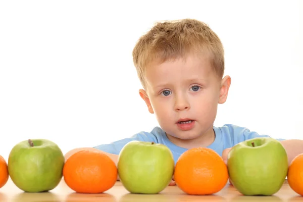 Hra s ovocem — Stock fotografie