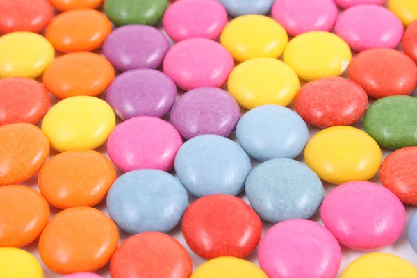 Pobliżu Kolorowe Cukierki Tło — Zdjęcie stockowe