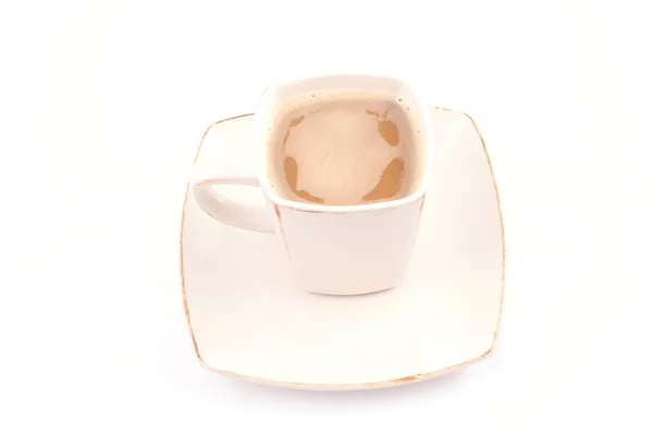 Cup Coffee Isolated White — Stock Photo, Image