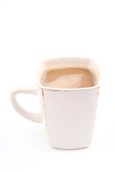 Kopje Koffie Geïsoleerd Wite — Stockfoto