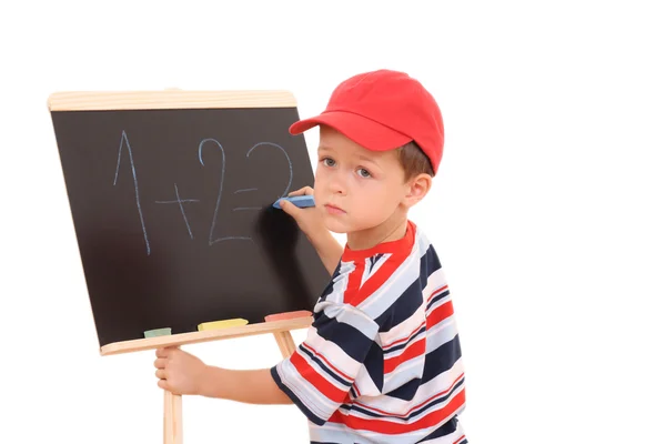 Blackboard och barn — Stockfoto