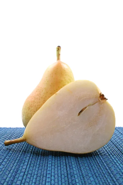 Close Ups Two Delicious Pears — Stock Photo, Image