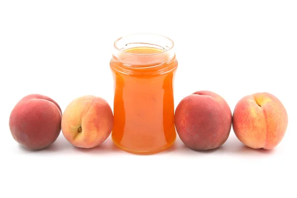 Персиковый джем — стоковое фото