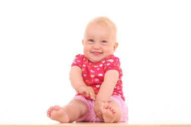 Lovely baby girl clipart