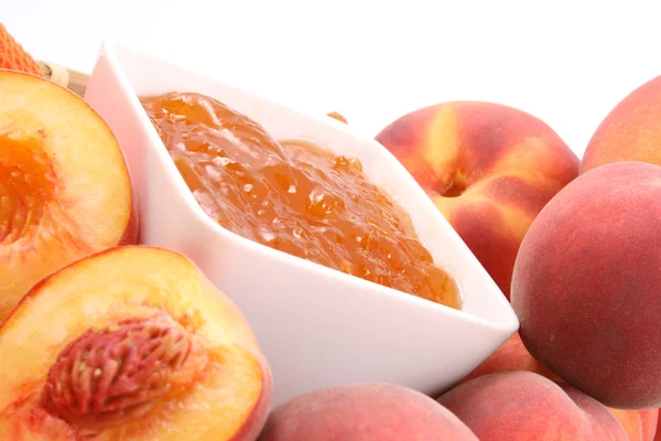 Персиковый джем — стоковое фото