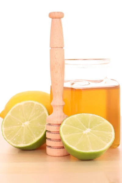 Cold Flu Remedy Honey Lemon — Stock Photo, Image