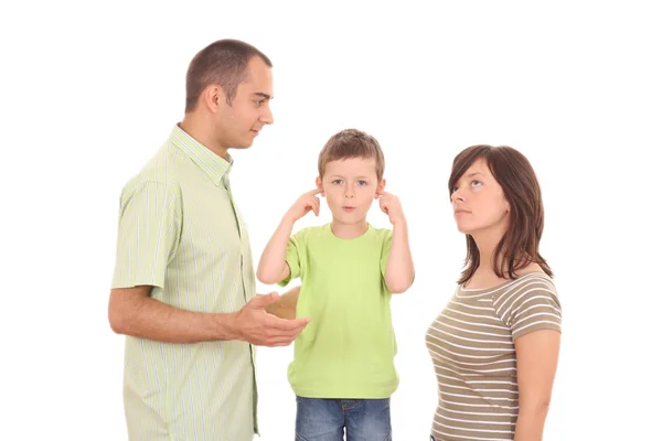 Family arguing — Stock Photo, Image