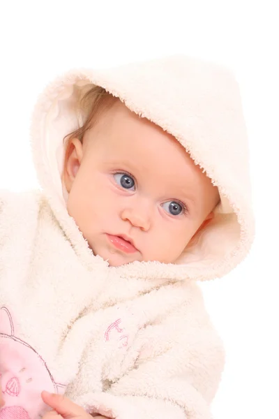 6 Monate kleines Mädchen — Stockfoto