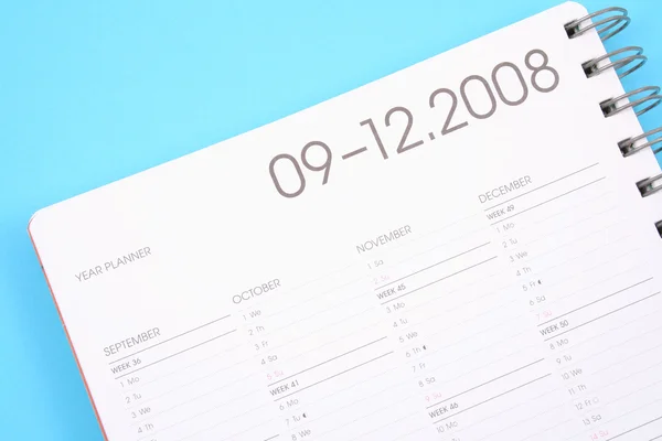 Year planner — Stock Photo, Image